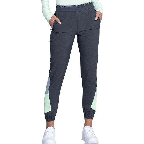 Cherokee Pants - ✨ NWT! Cherokee Infinity Colorblock Mid Rise Scrub Joggers